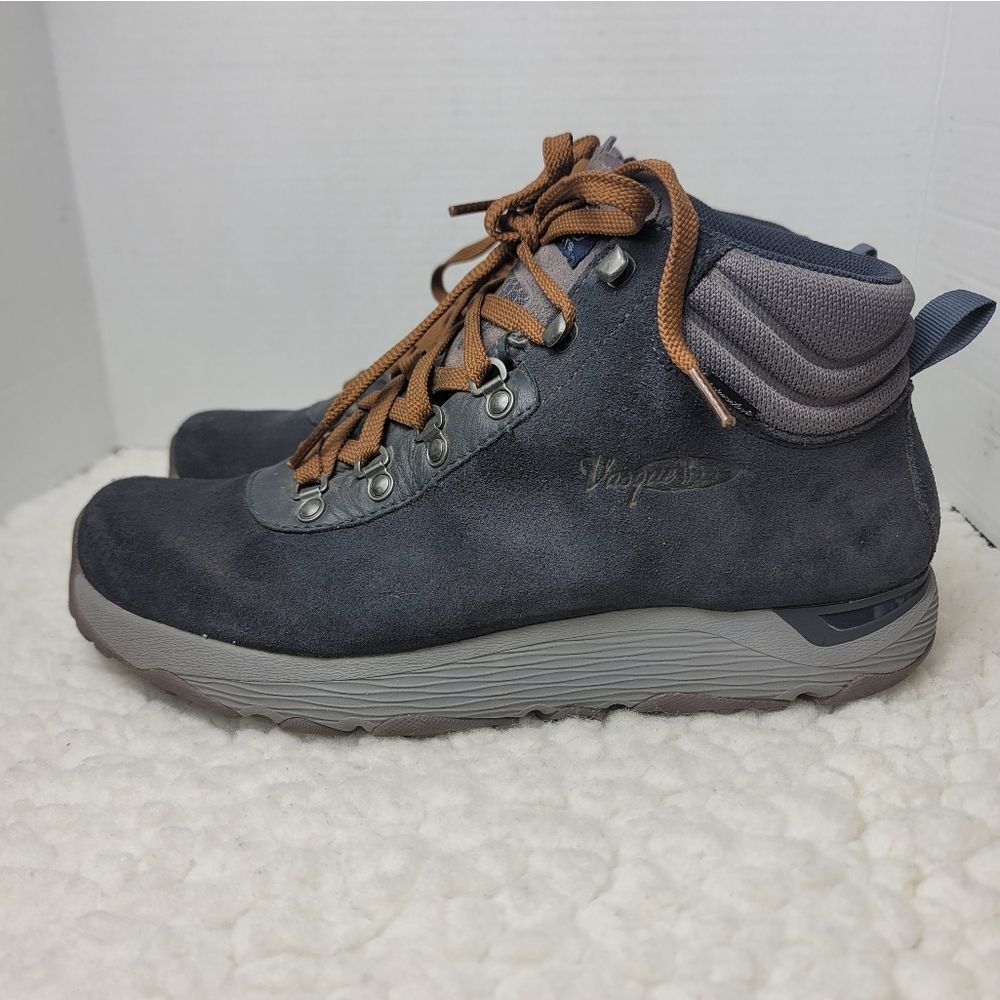 Vasque Sunsetter NTX Mens Boot Sz 12 Gray Suede Waterproof Hiking Ankle Boots - Picture 3 of 8